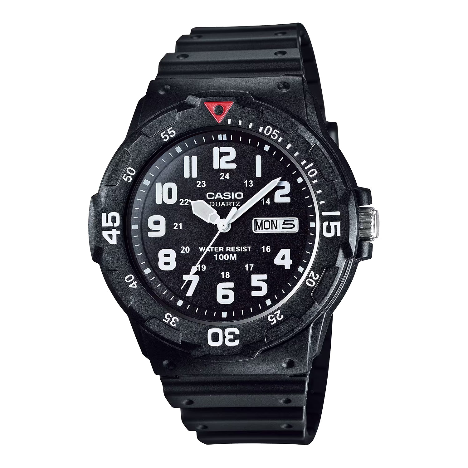 CASIO カシオ MRW-200H-1B ブラック ブラック文字盤 アナログ メンズ 腕時計
