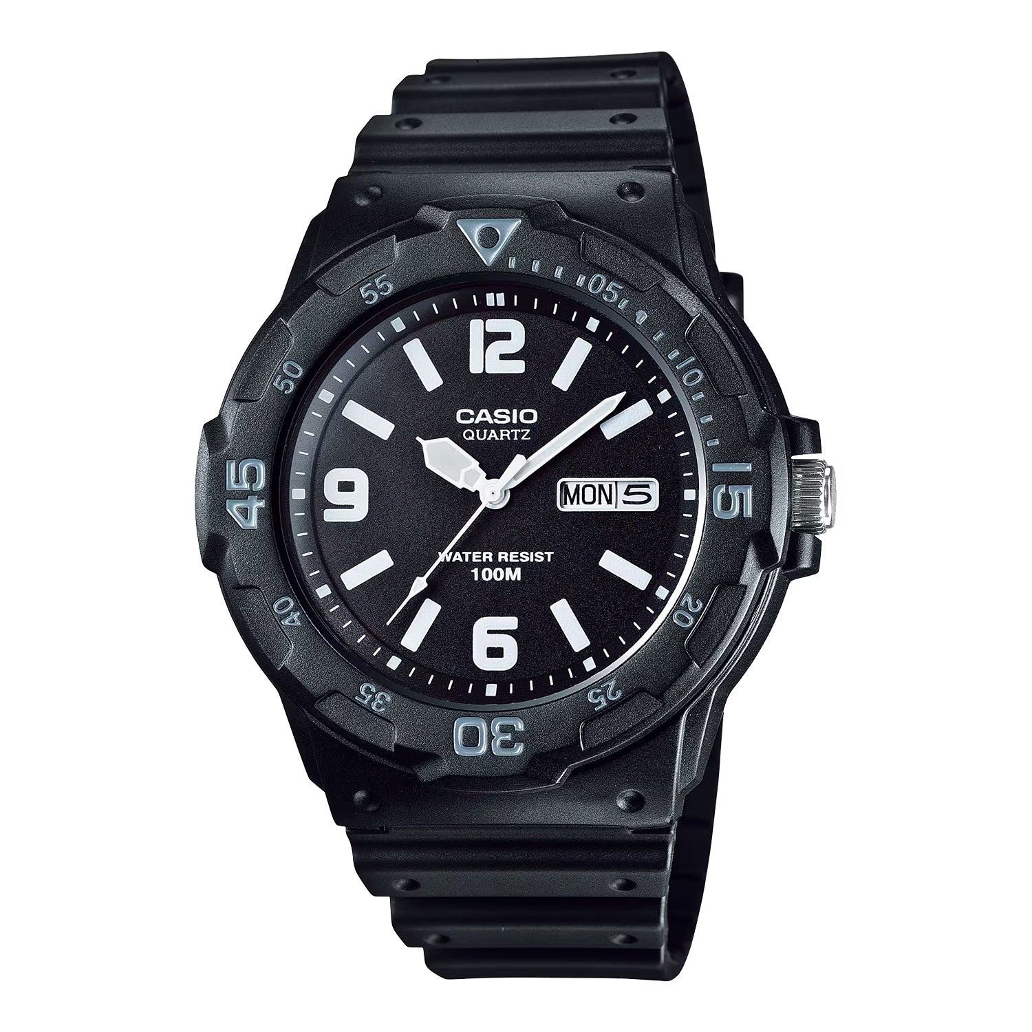 CASIO カシオ MRW-200H-1B2 ブラック ブラック文字盤 アナログ メンズ 腕時計
