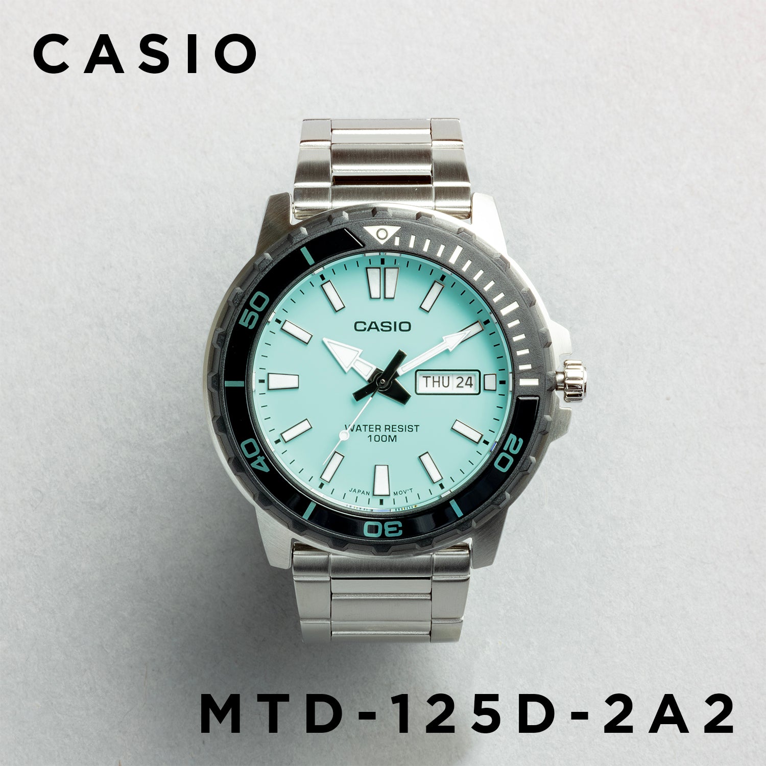 Casio Standard Mens MTD-125D. 腕時計 mtd-125d-2a2_1