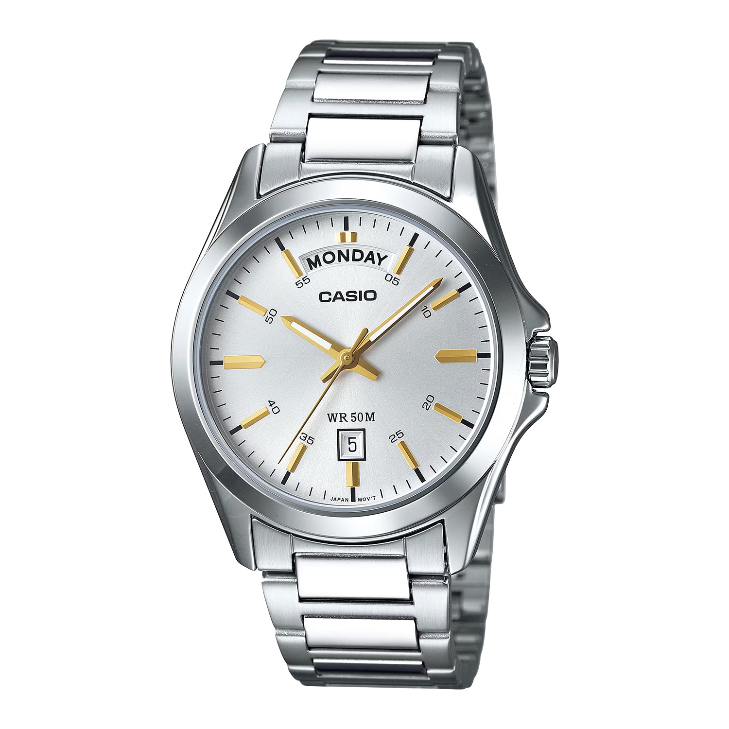 CASIO カシオ MTP-1370D-7A2 シルバー シルバー文字盤 アナログ メンズ 腕時計