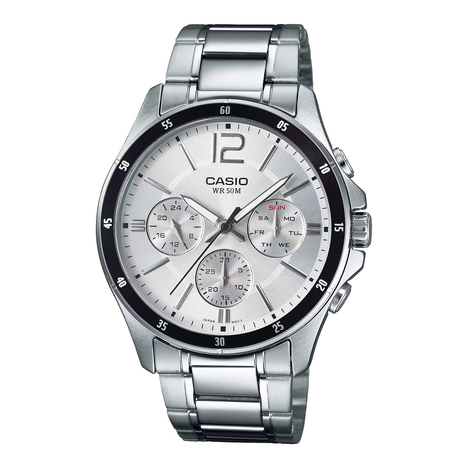 CASIO カシオ MTP-1374D-7A シルバー シルバー文字盤 アナログ メンズ 腕時計