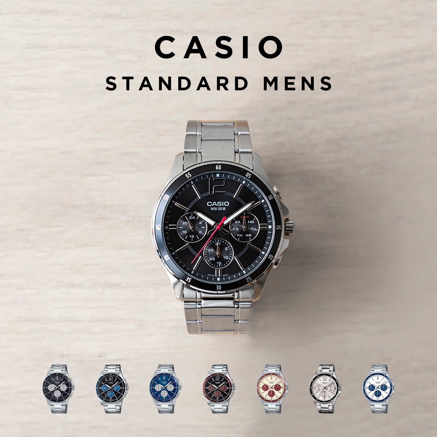 Casio Standard Mens MTP-1374D 腕時計 mtp-1374d_1