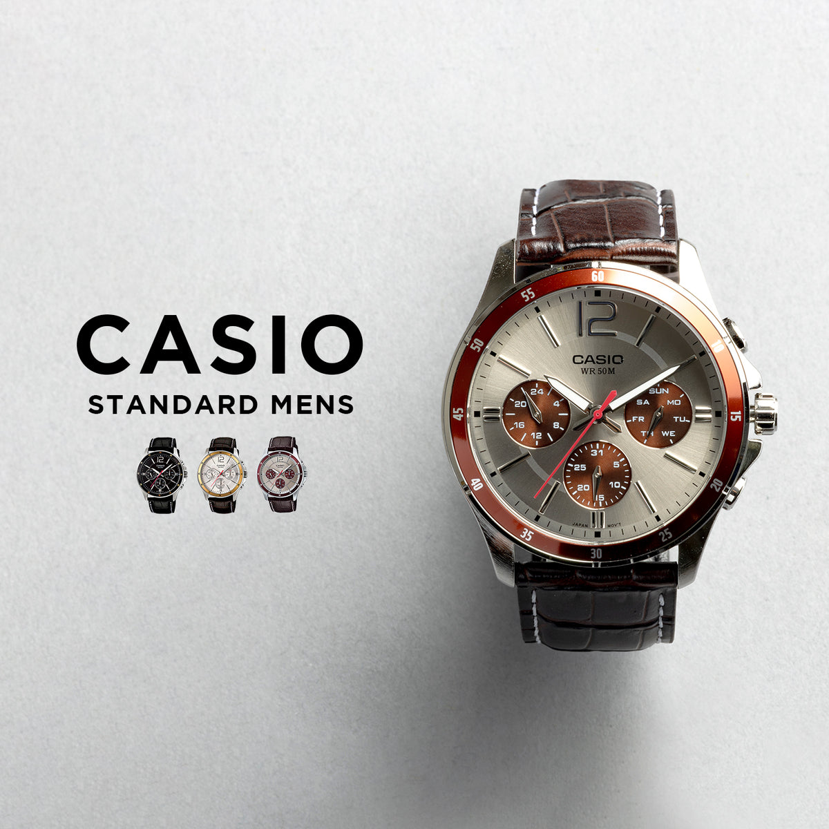 CASIO カシオ MTP-1374L メンズ 腕時計 5気圧防水 10年保証