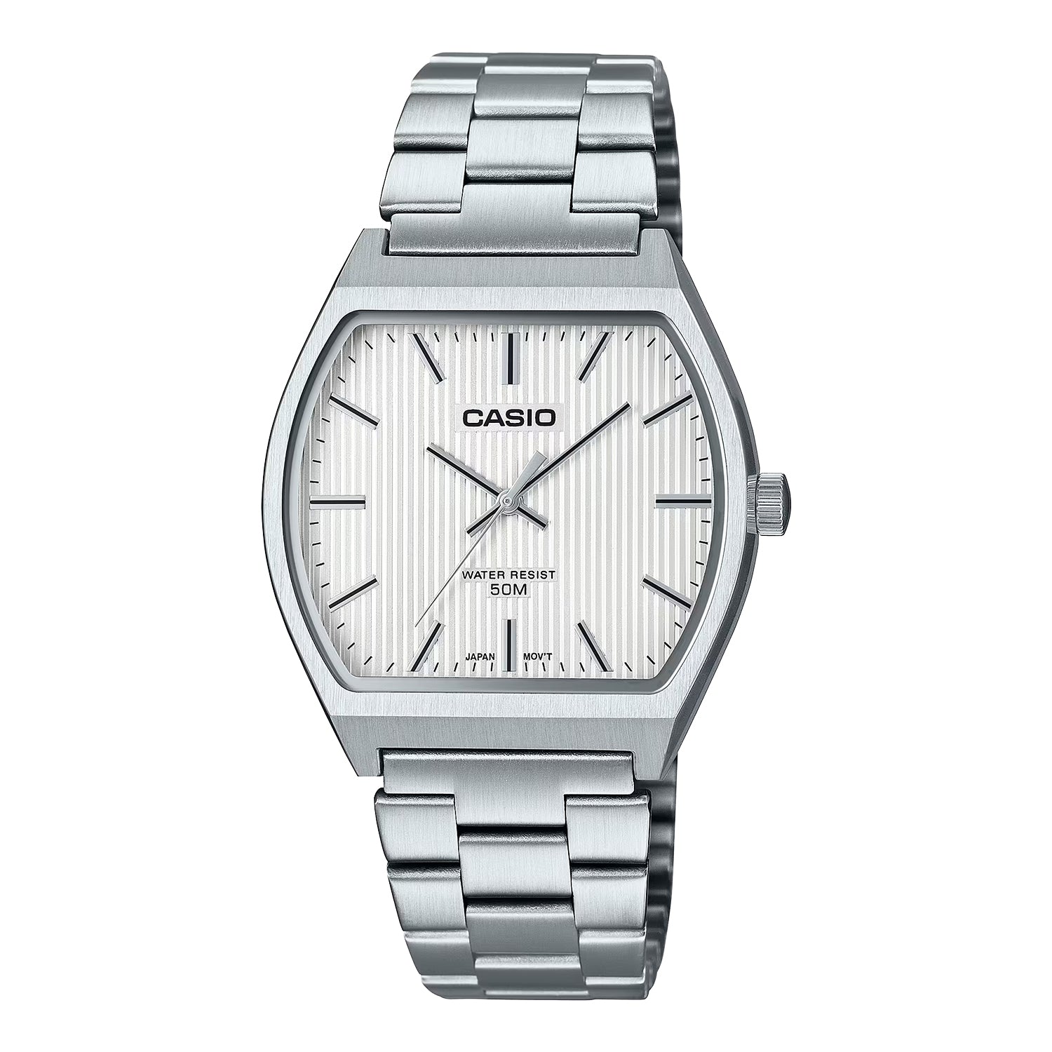 CASIO カシオ MTP-B140D-7A シルバー シルバー文字盤 アナログ メンズ 腕時計