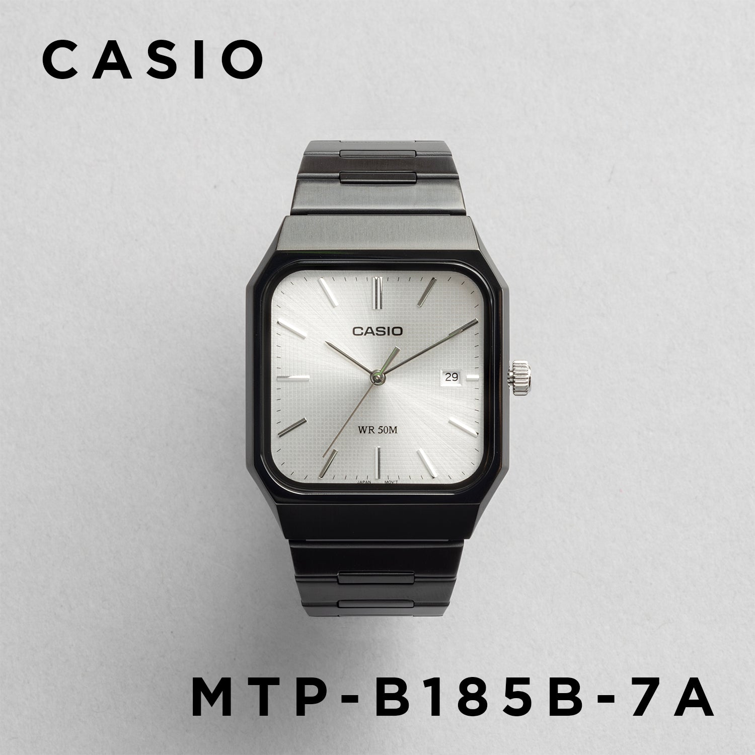 CASIO カシオ MTP-B185D メンズ 腕時計 5気圧防水 10年保証
