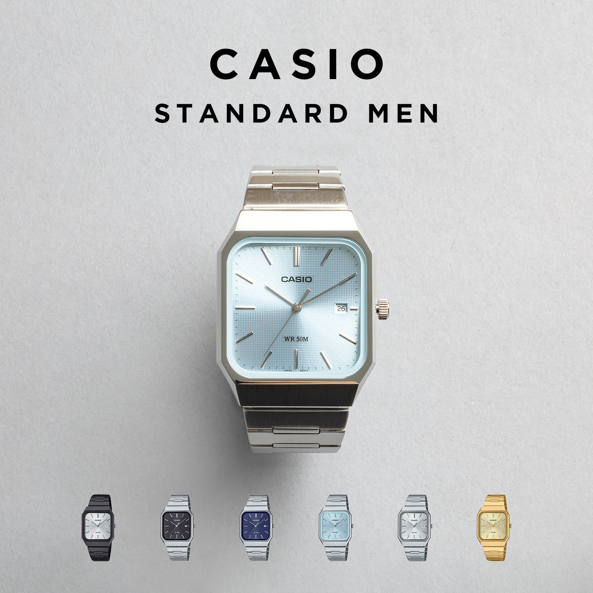 CASIO カシオ MTP-B185D メンズ 腕時計 5気圧防水 10年保証