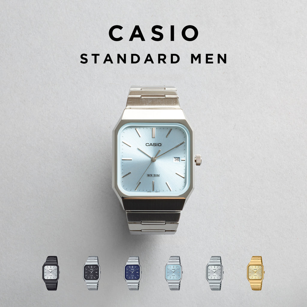 CASIO カシオ MTP-B185D メンズ 腕時計 5気圧防水 10年保証