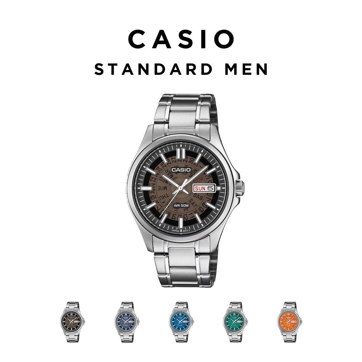 CASIO カシオ MTP-E740 アナログ メンズ 腕時計