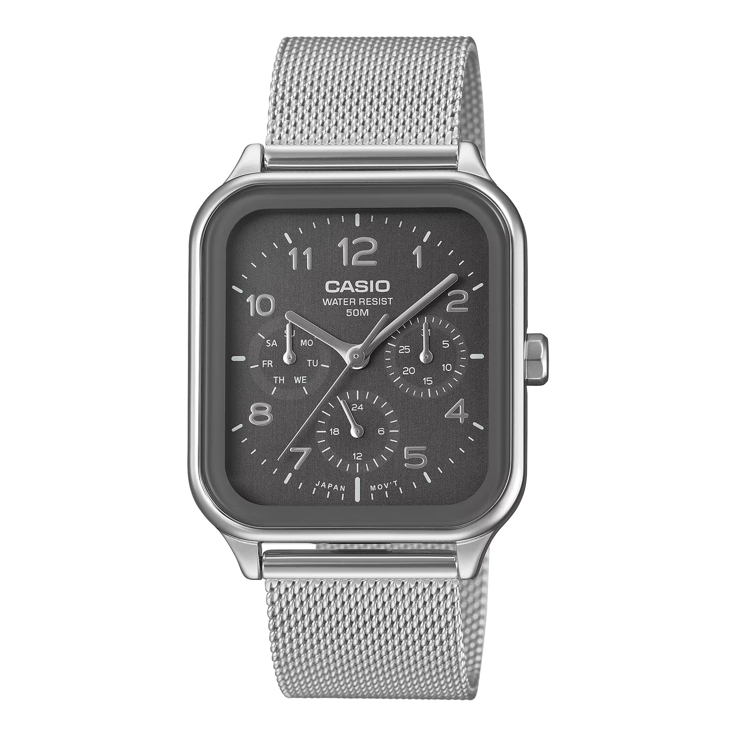 CASIO カシオ MTP-M306M-8A シルバー グレー文字盤 アナログ メンズ 腕時計
