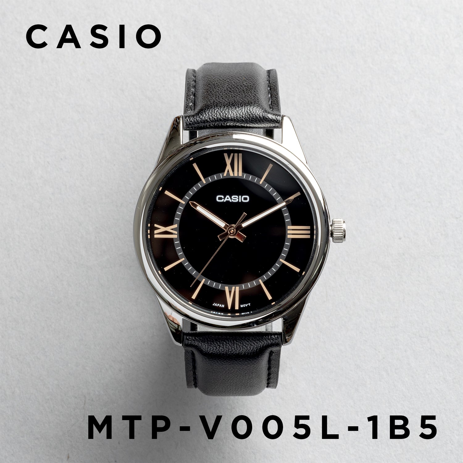 Casio Standard Mens MTP-V005L. 腕時計 mtp-v005l-1b5_1