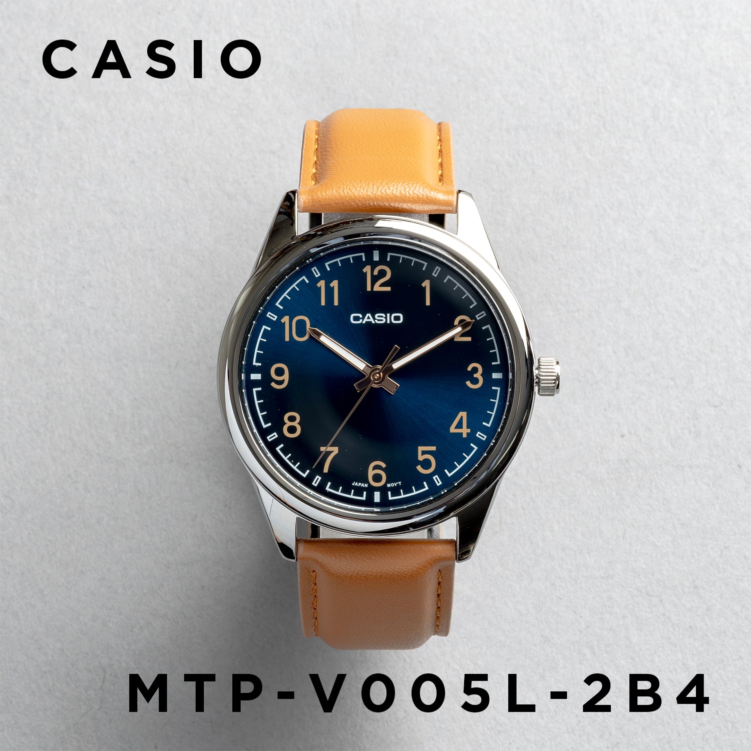 Casio Standard Mens MTP-V005L. 腕時計 mtp-v005l-2b4_1