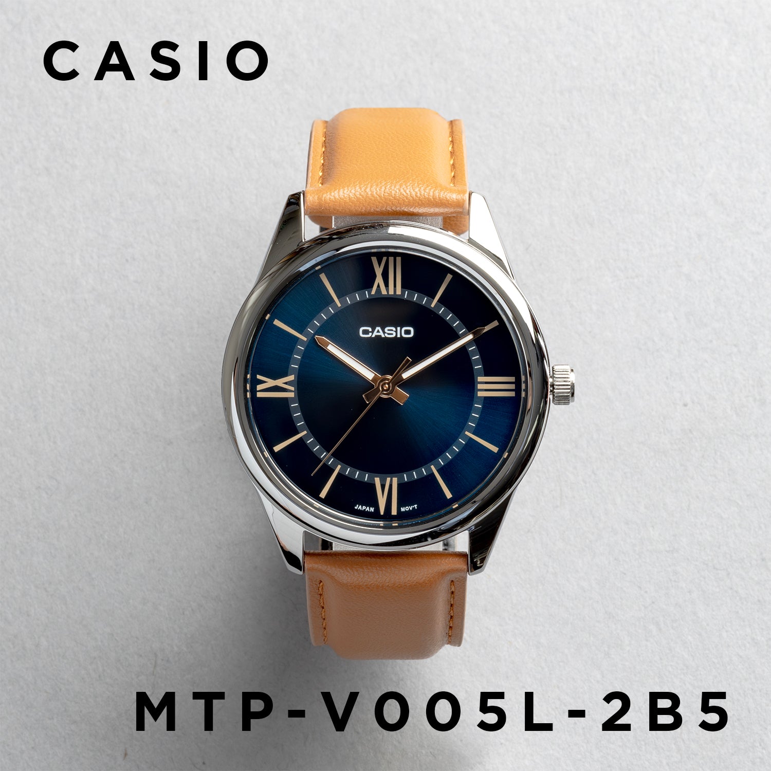 Casio Standard Mens MTP-V005L. 腕時計 mtp-v005l-2b5_1