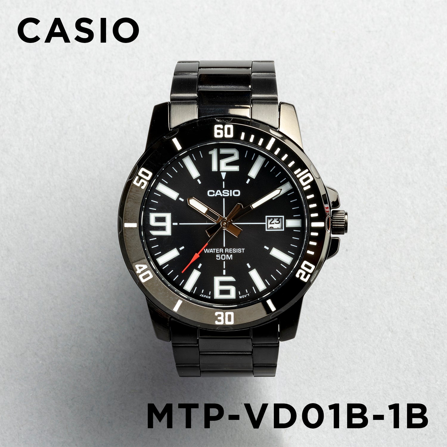 Casio Standard Mens MTP-VD01B.D.G. 腕時計 mtp-vd01b-1b_1