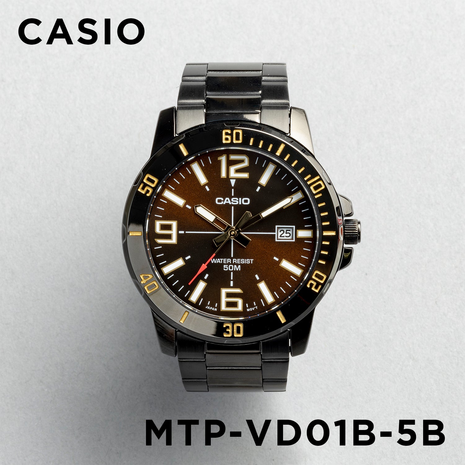 Casio Standard Mens MTP-VD01B.D.G. 腕時計 mtp-vd01b-5b_1
