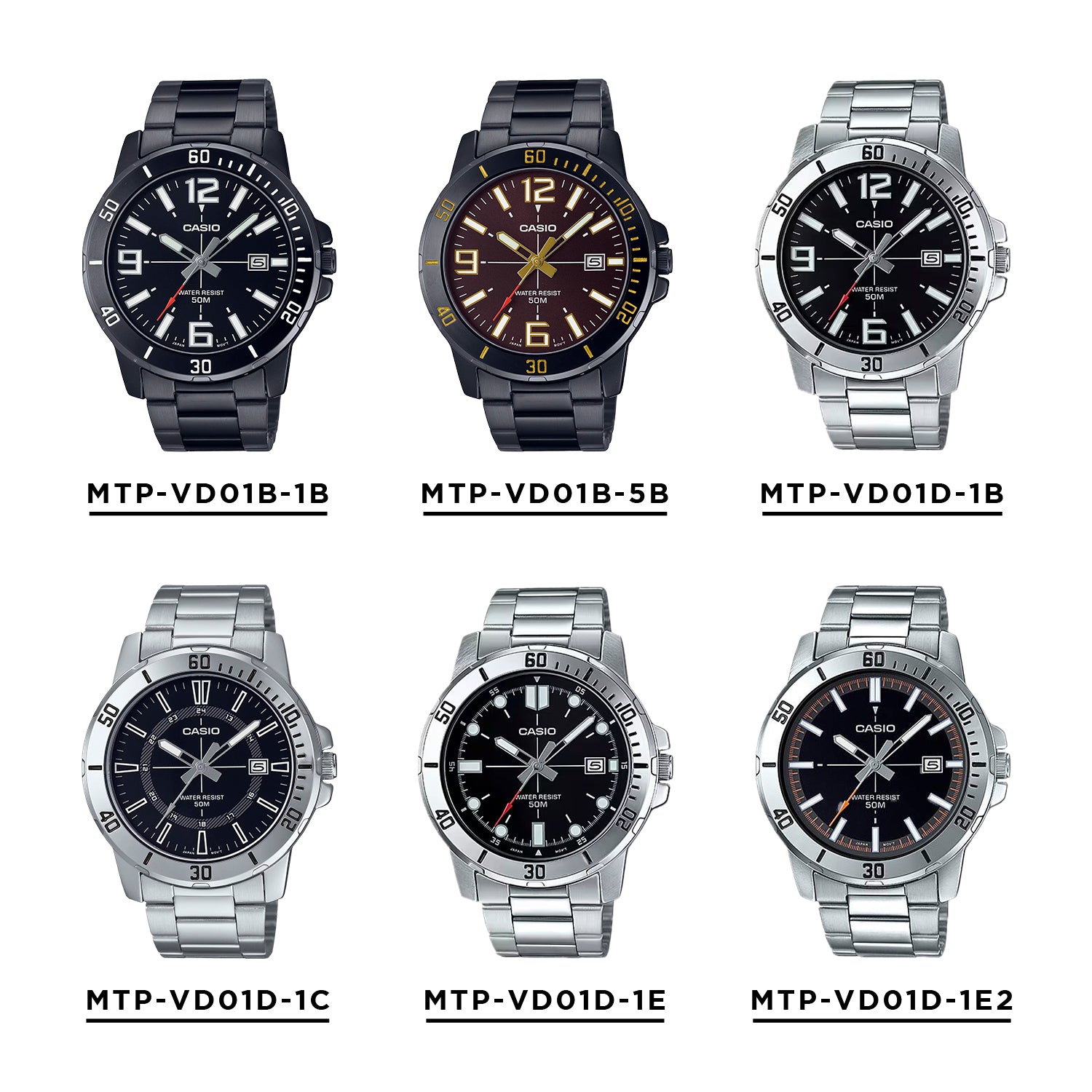 Casio Standard Mens MTP-VD01B.D.G. 腕時計 mtp-vd01b.d.g_2