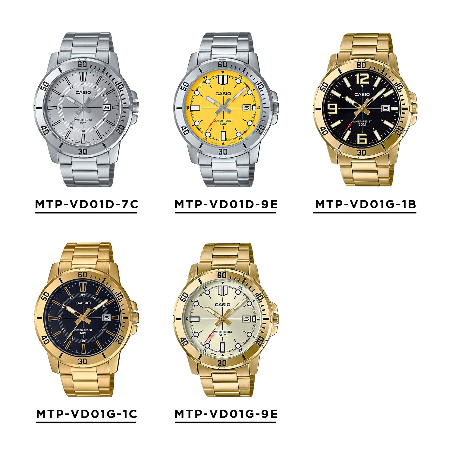 Casio Standard Mens MTP-VD01B.D.G. 腕時計 mtp-vd01b.d.g_4