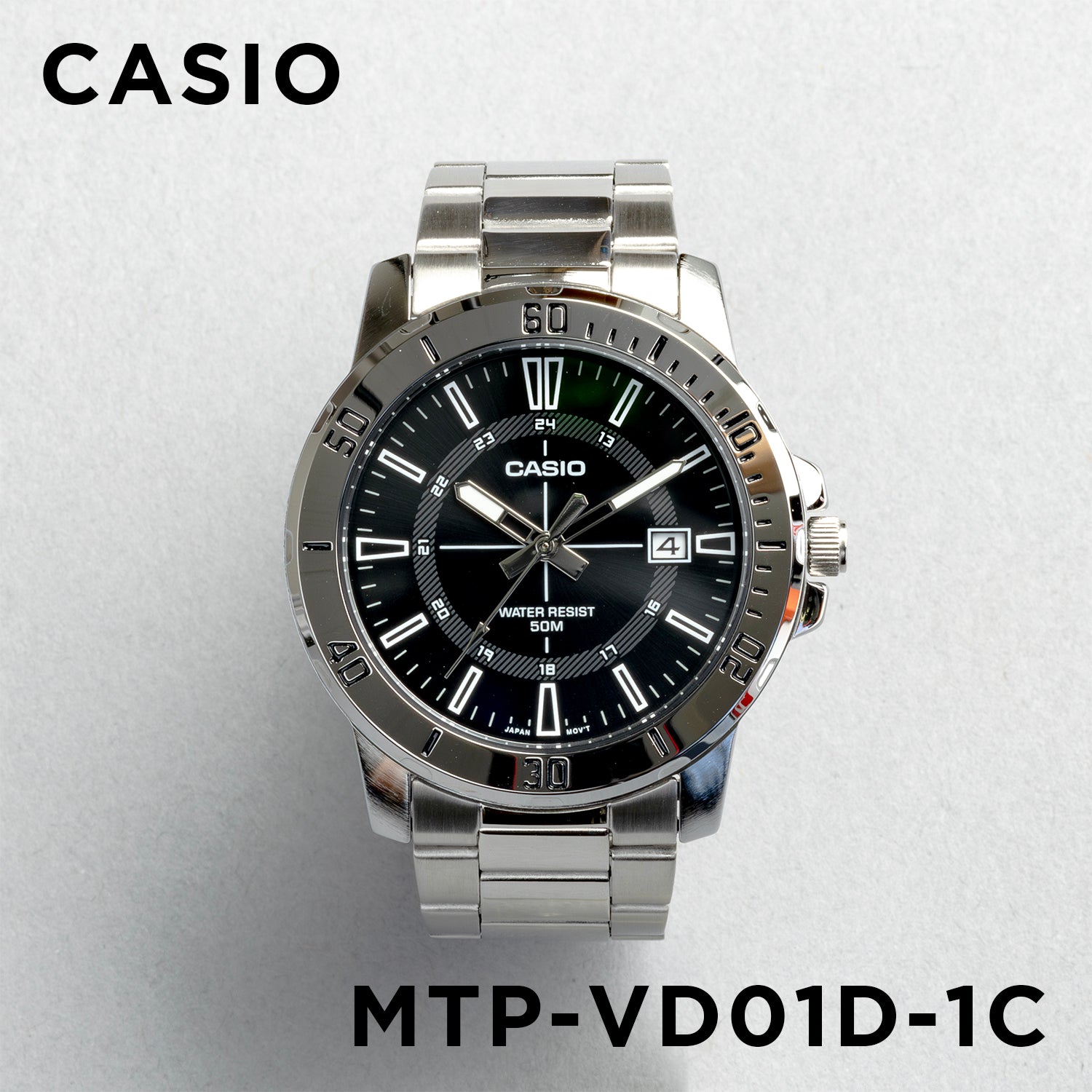 Casio Standard Mens MTP-VD01B.D.G. 腕時計 mtp-vd01d-1c_1