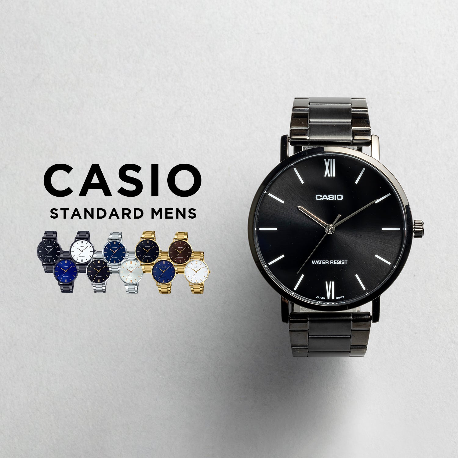 Casio Standard Mens MTP-VT01B.D.G 腕時計 mtp-vt01b.d.g_1