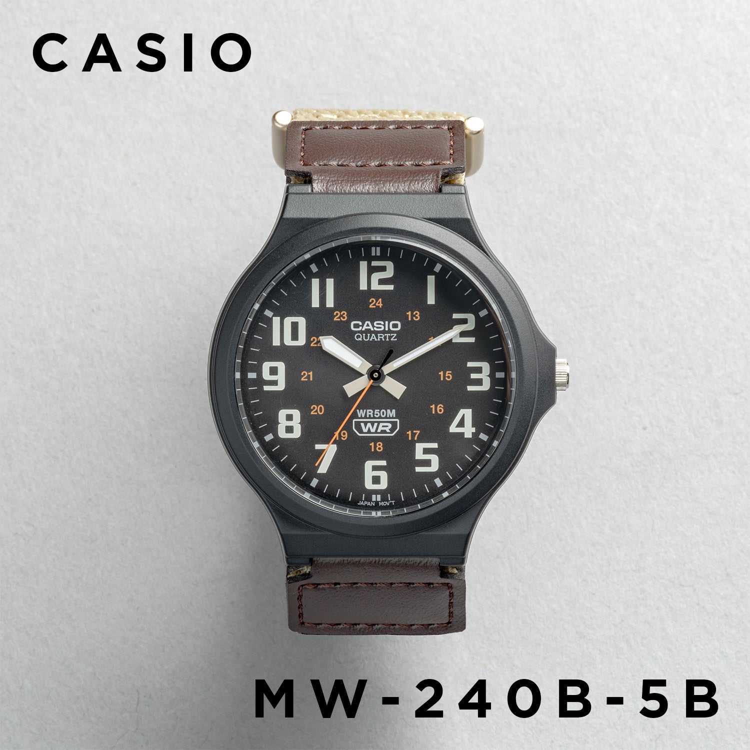 Casio Standard Mens MW-240B 腕時計 mw-240b-5b_1