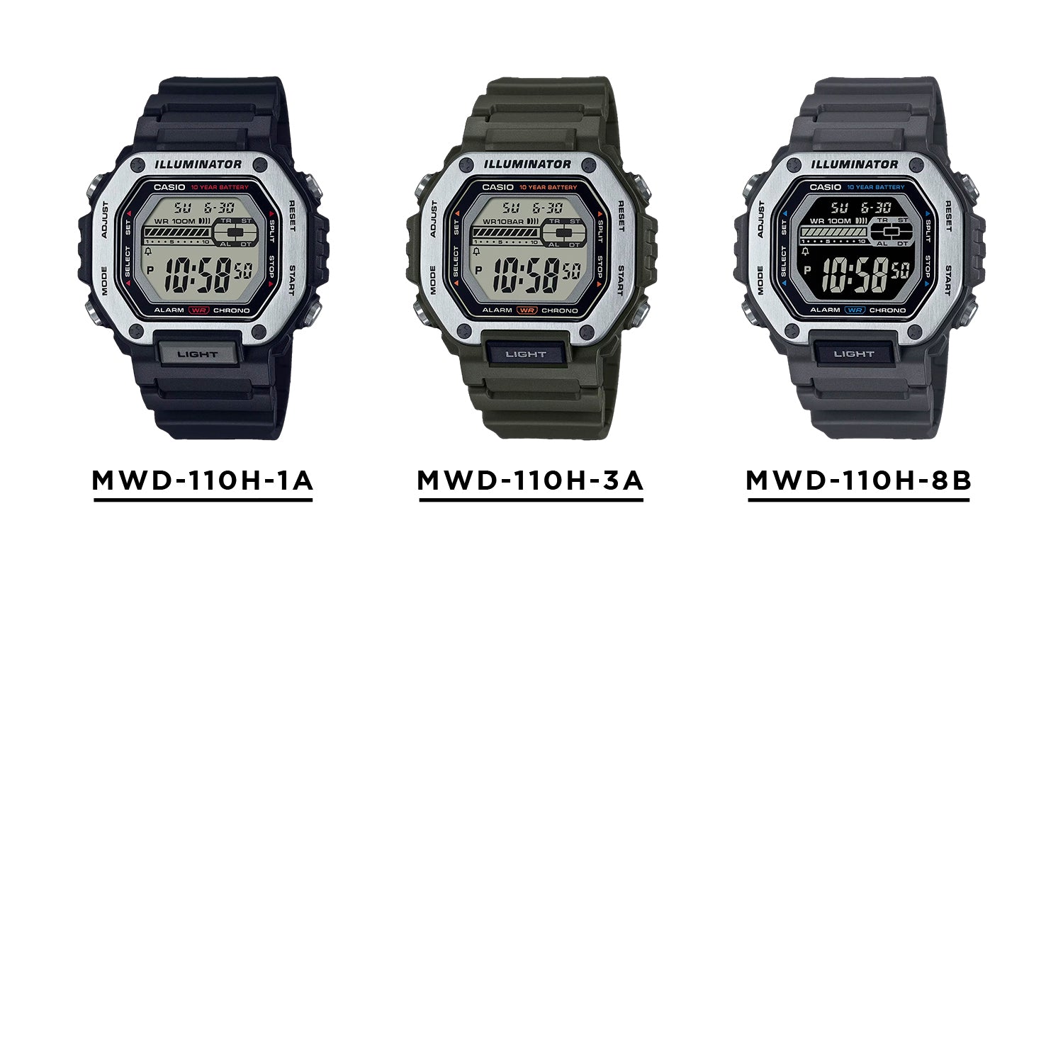 CASIO STANDARD MENS MWD-110H 腕時計 mwd-110h_2