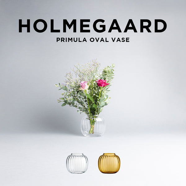 Holmegaard Primula Oval Vase.