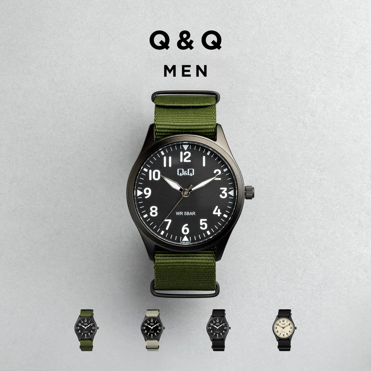 CITIZEN シチズン Q76B メンズ 腕時計 5気圧防水 1年保証