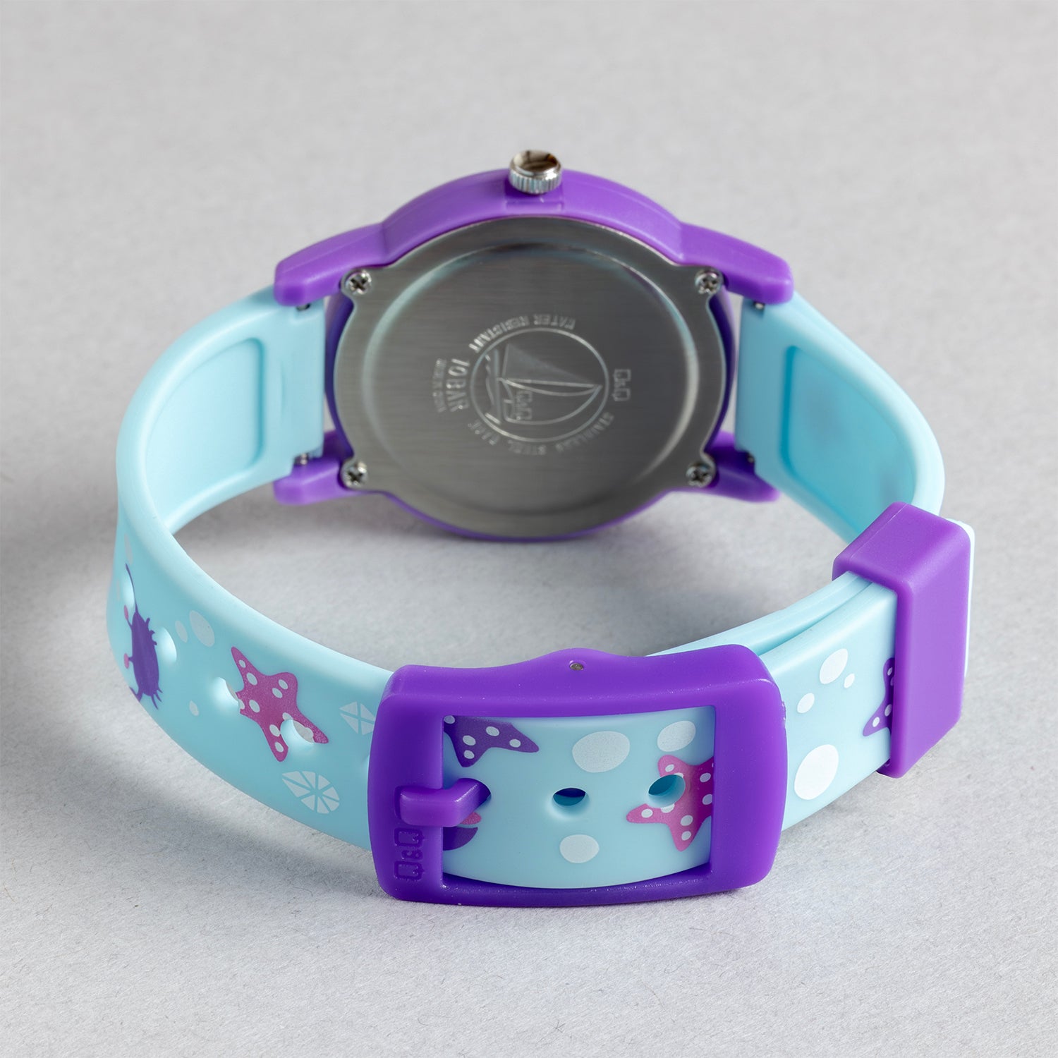 Q&Q QQ V23A-020VY ブルー ブルー文字盤 アナログ キッズ 腕時計 ベルト