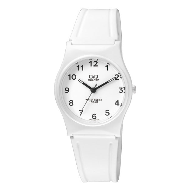 Q&Q QQ VP34J062Y ホワイト ホワイト文字盤 アナログ ユニセックス 腕時計