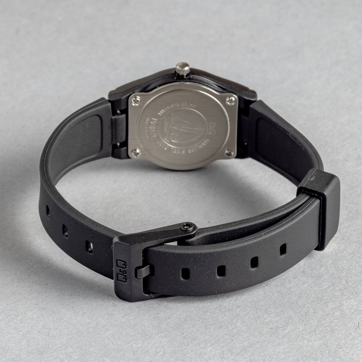 Q&Q QQ VP47J011Y ブラック ブラック文字盤 アナログ レディース 腕時計 ベルト