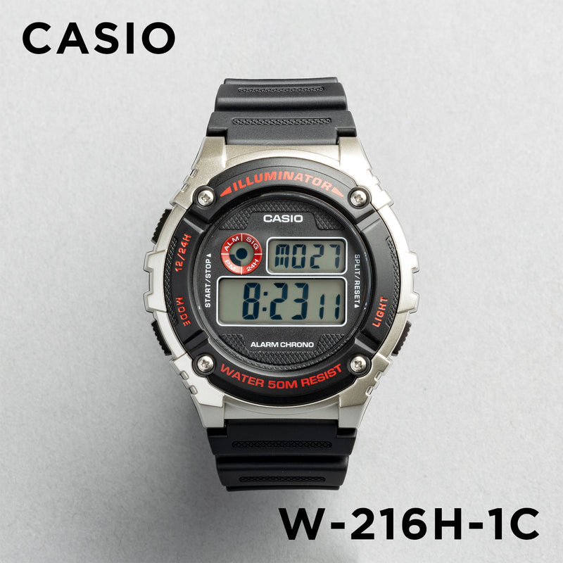 CASIO STANDARD MENS W-216H 腕時計 w-216h-1c_1