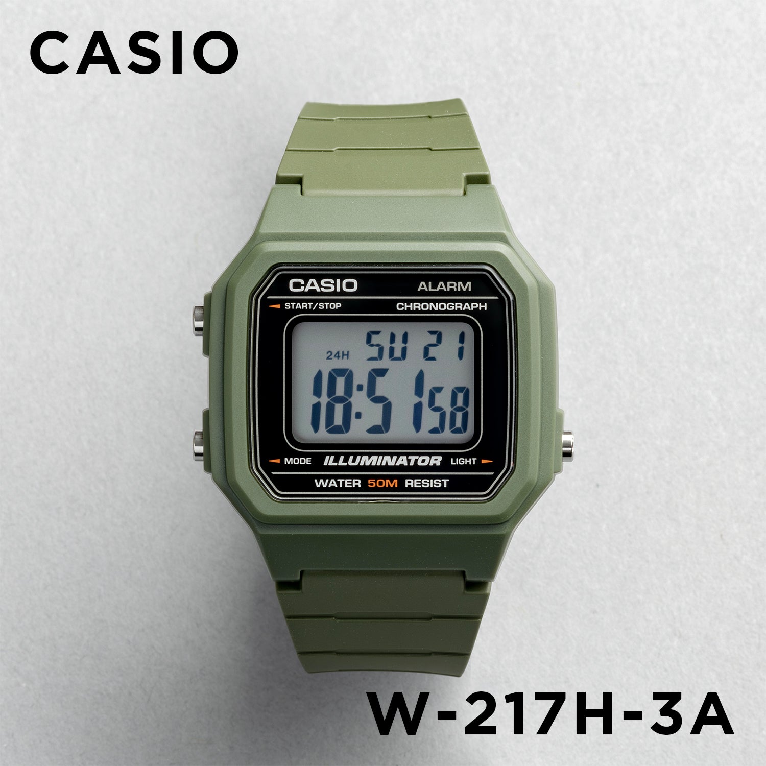 Casio Standard Mens W-217H 腕時計 w-217h-3a_1