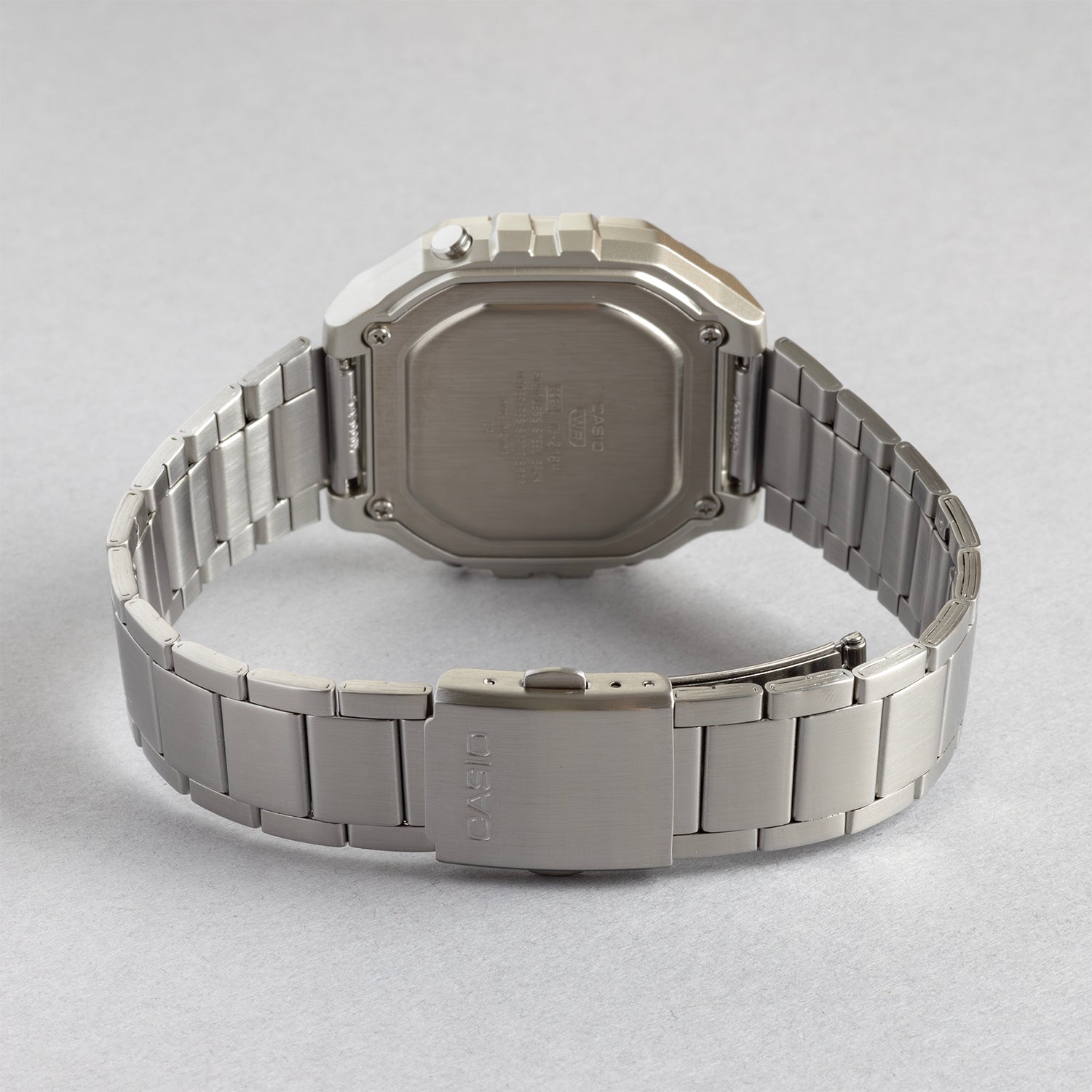 CASIO カシオ W-218HD-3A シルバー グリーン文字盤 デジタル メンズ 腕時計 ベルト