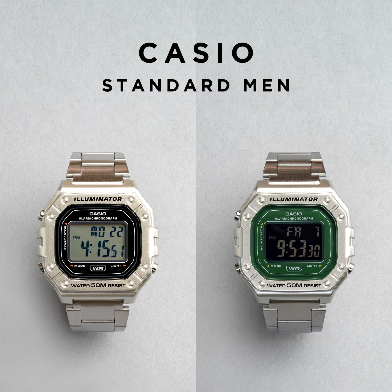 CASIO カシオ W-218HD デジタル メンズ 腕時計