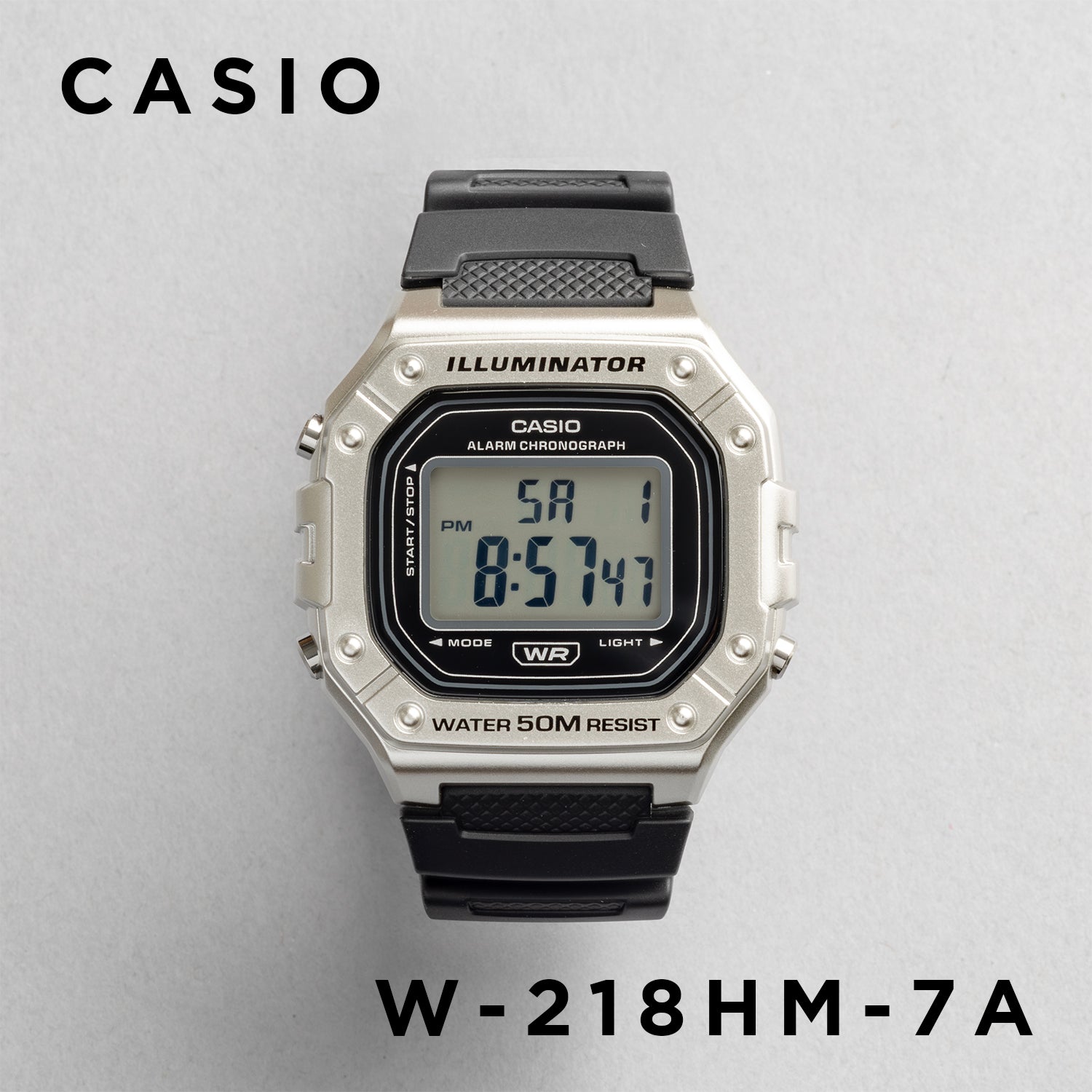 CASIO カシオ W-218HM メンズ 腕時計 5気圧防水 10年保証