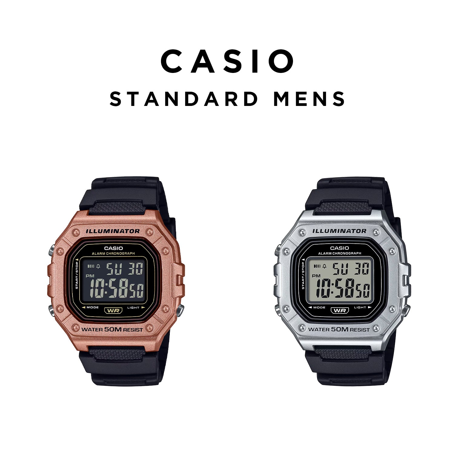 Casio Standard Mens <br>W-218HM