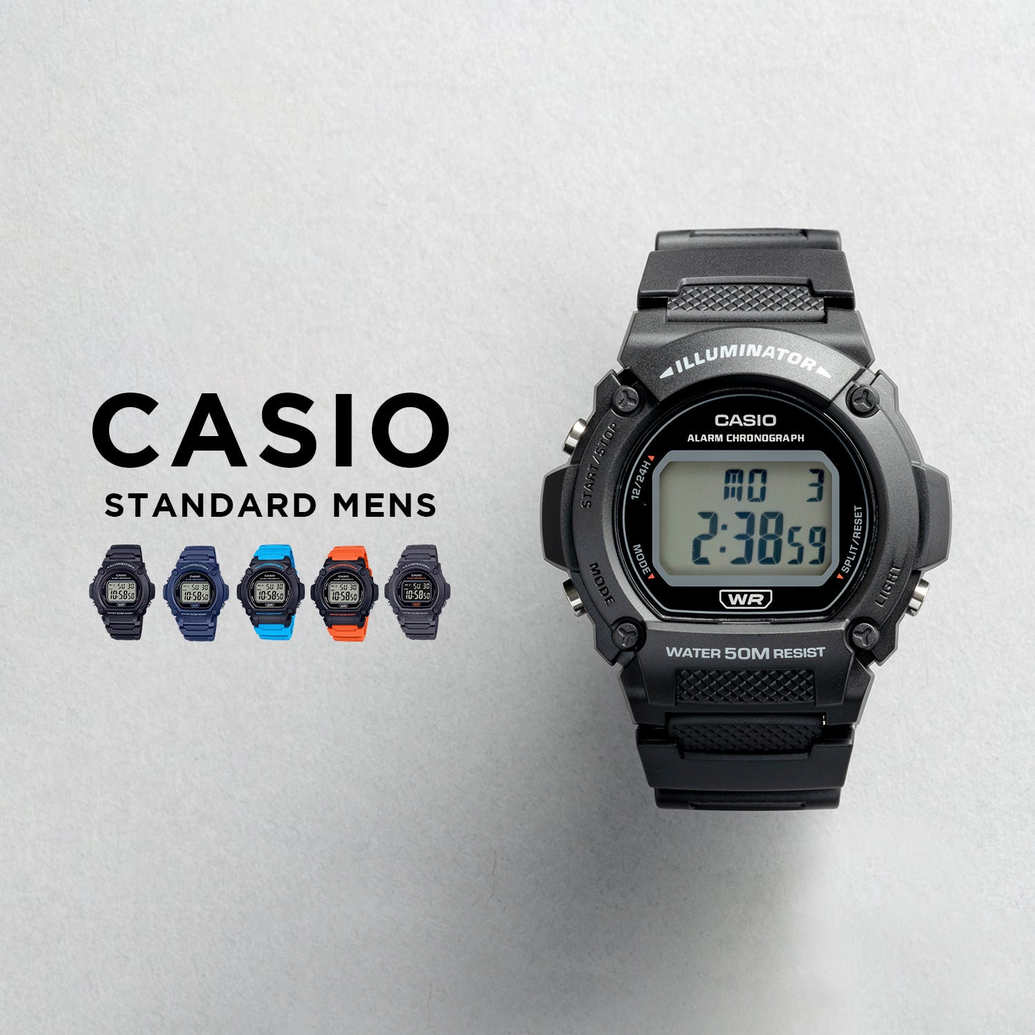 Casio Standard Mens W-219H 腕時計 w-219h_1