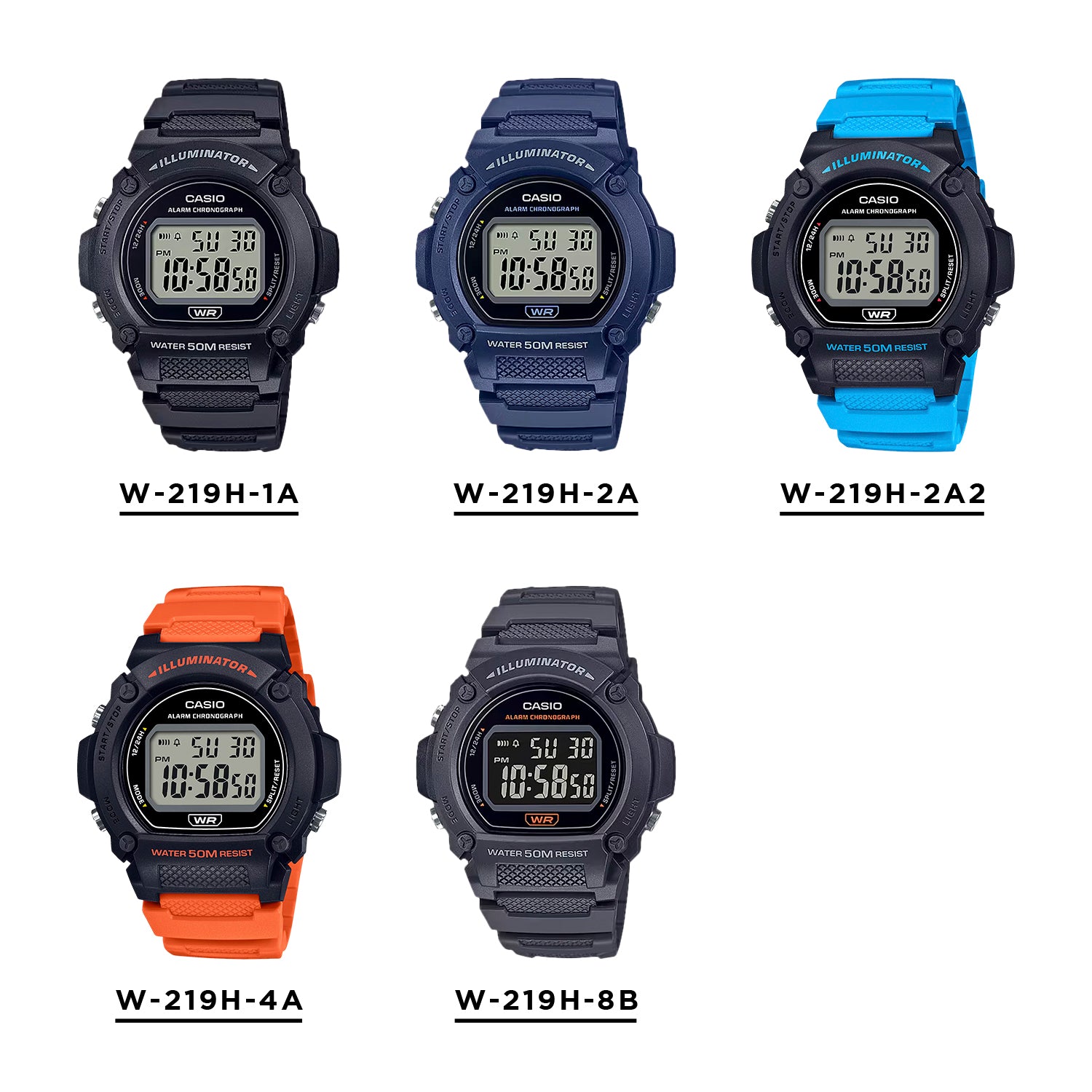 Casio Standard Mens W-219H 腕時計 w-219h_2