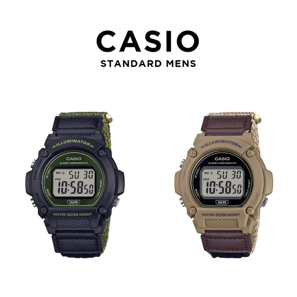 Casio Standard Mens W-219HB 腕時計 w-219hb_1