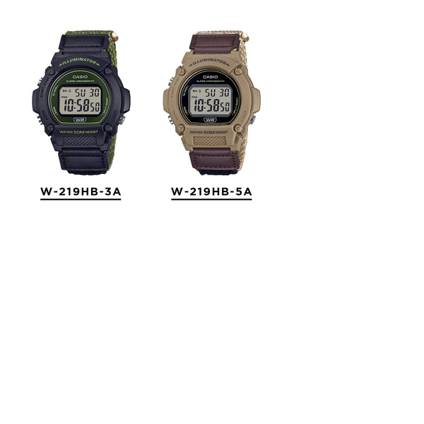 Casio Standard Mens W-219HB 腕時計 w-219hb_2