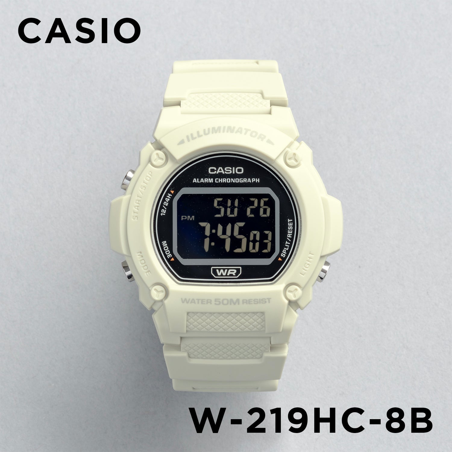 CASIO STANDARD MENS W-219HC* 腕時計 w-219hc-8b_1