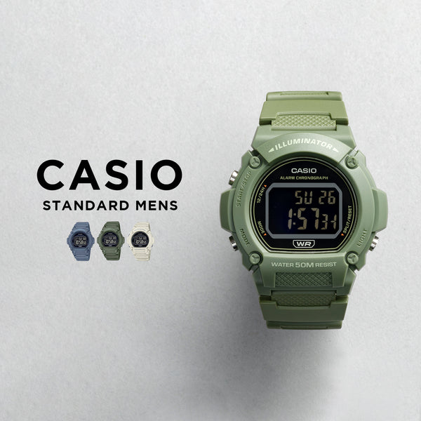 Casio Standard Mens <br>W-219HC.