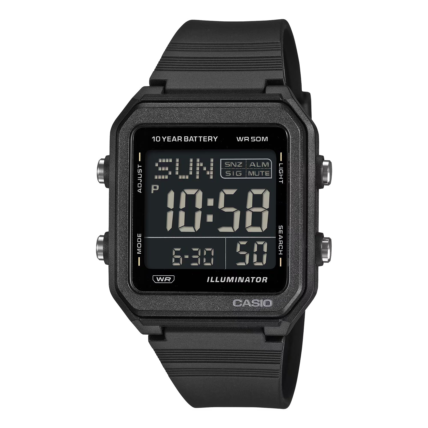 CASIO カシオ W-221H メンズ 腕時計 5気圧防水 10年保証