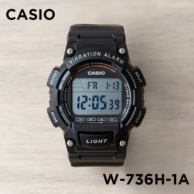 Casio Standard Mens W-736H 腕時計 w-736h-1a_1