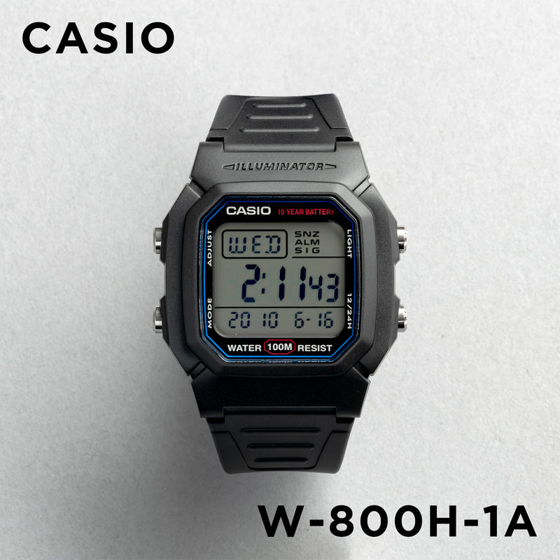 Casio Standard Mens W-800H 腕時計 w-800h-1a_1