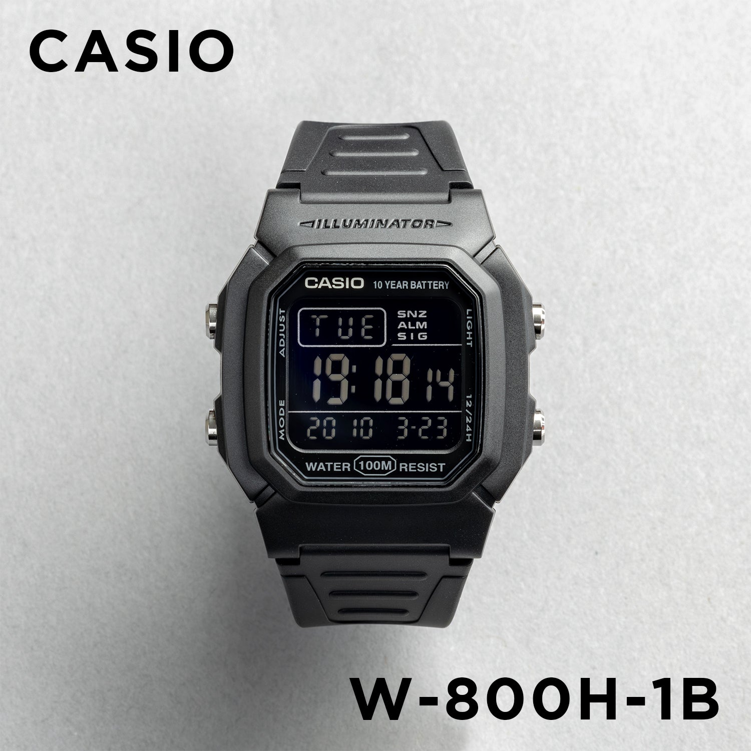 Casio Standard Mens W-800H 腕時計 w-800h-1b_1