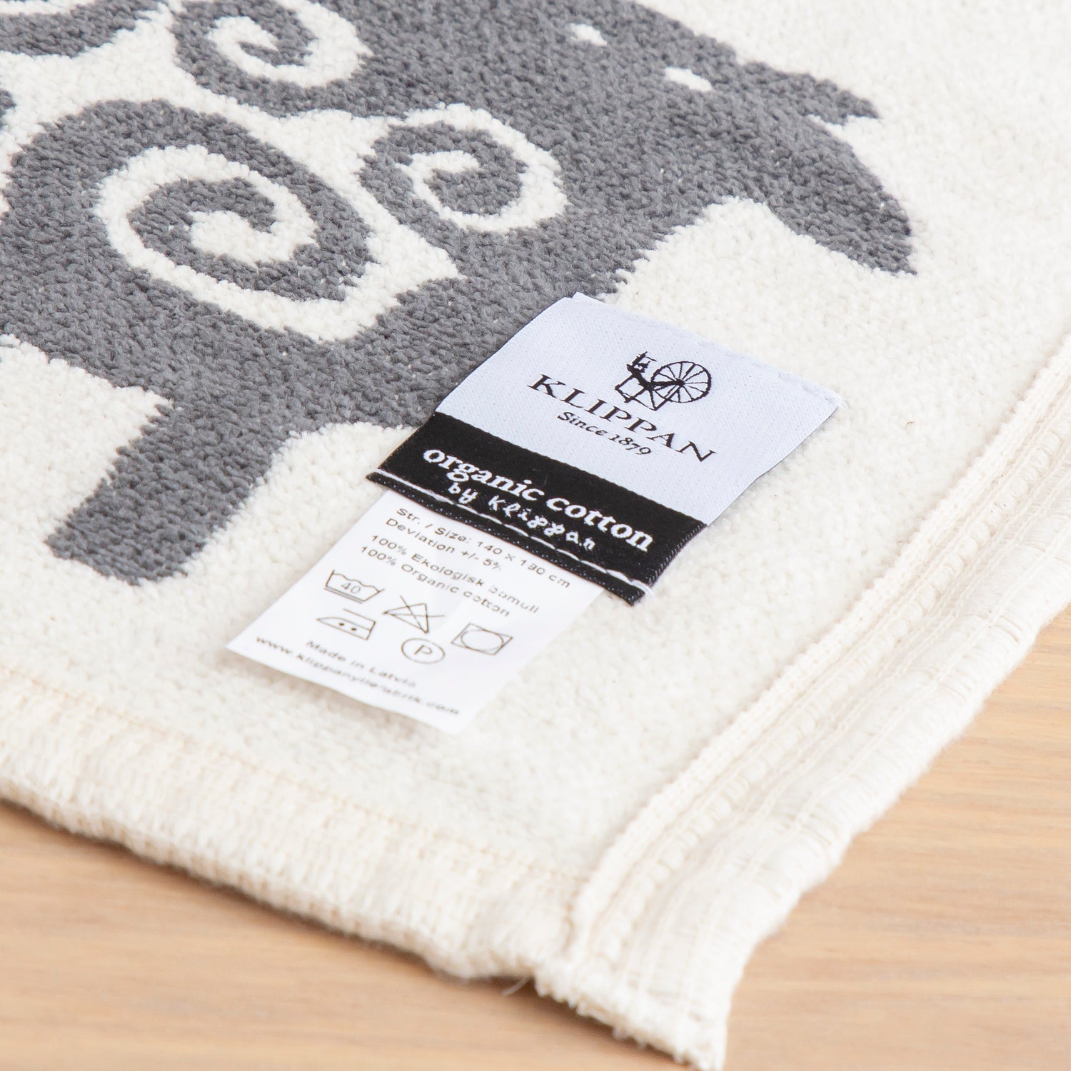 KLIPPAN CHENILLE COTTON SINGLE BLANKET ブランケット 250901_2