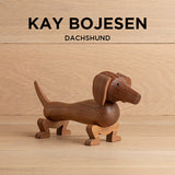 KAYBOJESENDENMARKカイボイスンデンマークダックスフンド39201北欧インテリア木製玩具置物オブジェブランド犬いぬブラウン茶ギフトプレゼント
