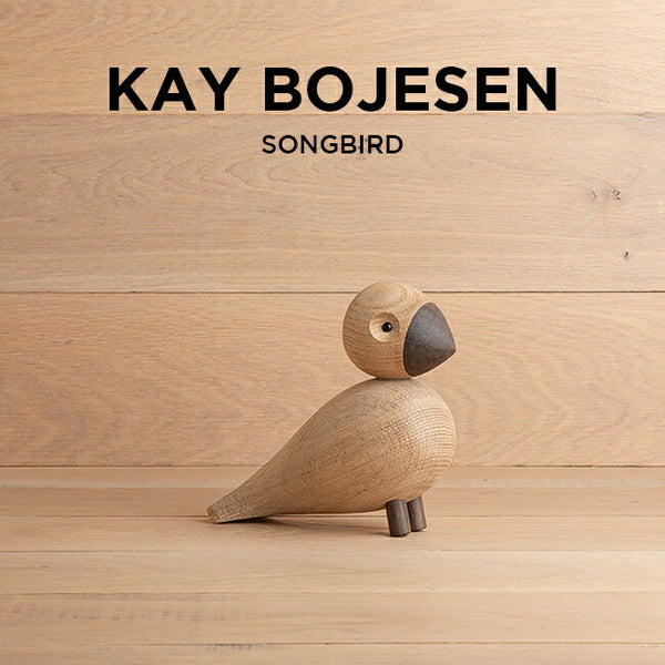 KAYBOJESENDENMARKカイボイスンデンマークソングバードアルフレッド39408北欧インテリア木製玩具置物オブジェブランド鳥とりブラウン茶ギフトプレゼント