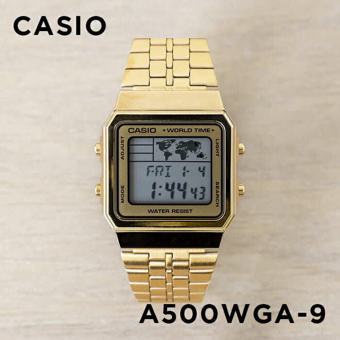 【10年保証】【日本未発売】CASIOSTANDARDカシオスタンダードA500WGA-9腕時計時計ブランドメンズレディースキッズ子供男の子女の子チープカシオチプカシデジタル日付カレンダーゴールド金海外モデルギフトプレゼント