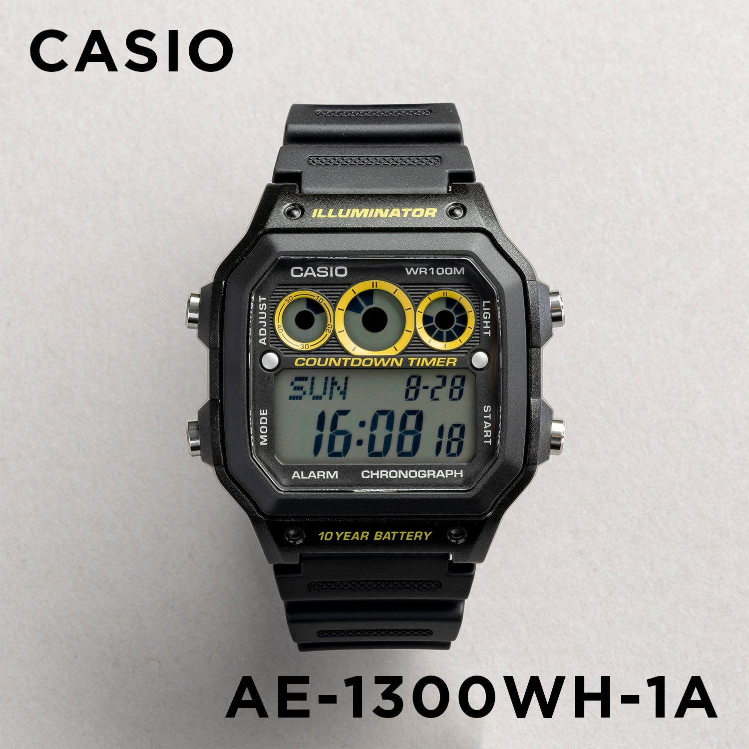 casio standard 腕時計 ae-1300wh-1a